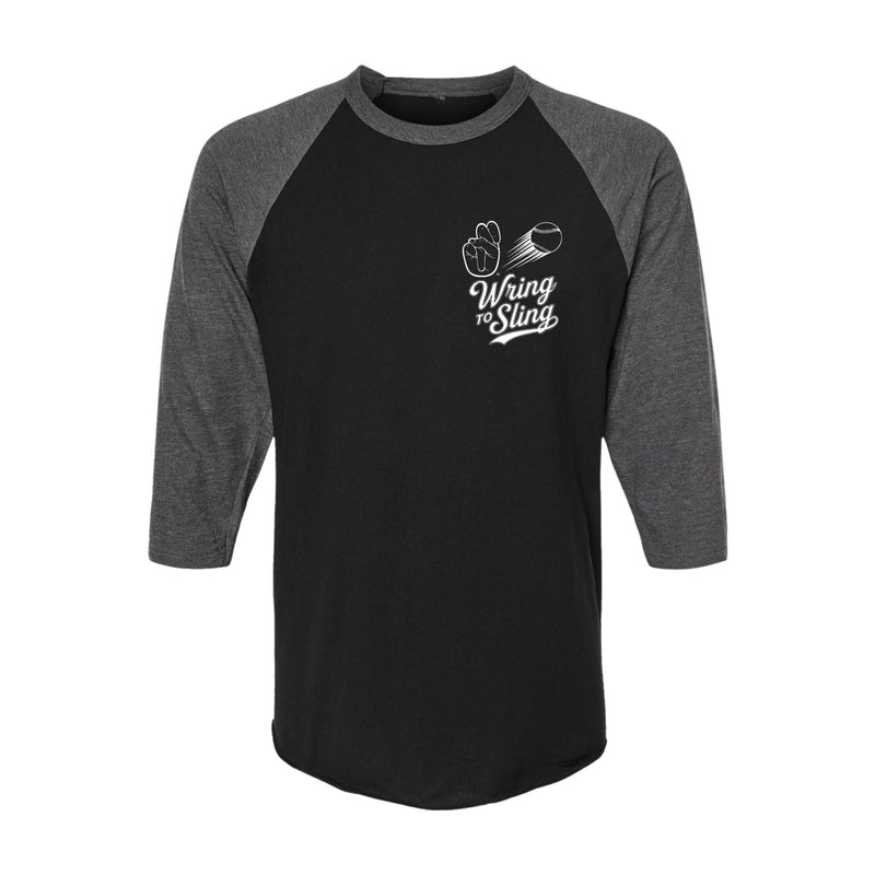 Cargue la imagen en el visor de la galería, Camiseta de béisbol Wring to Sling - Negro