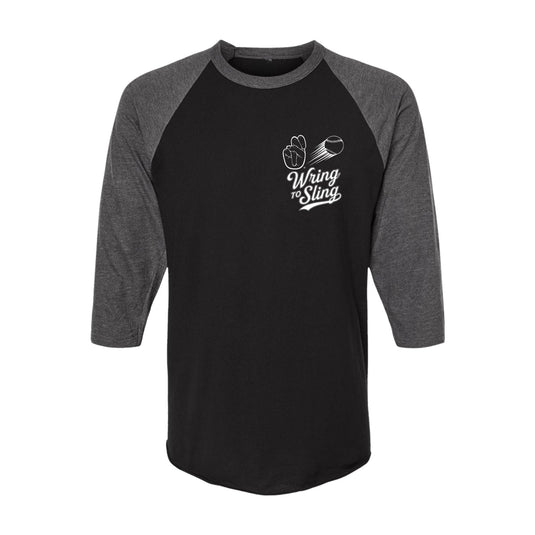 Wring to Sling Baseball Tee - Black
