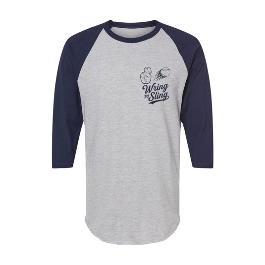 Wring to Sling Baseball Tee - Navy