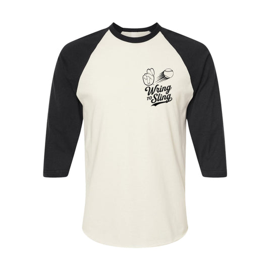Wring to Sling Baseball Tee - Vintage White